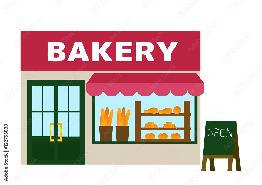 パン屋のイラスト Stock ベクター Adobe Stock