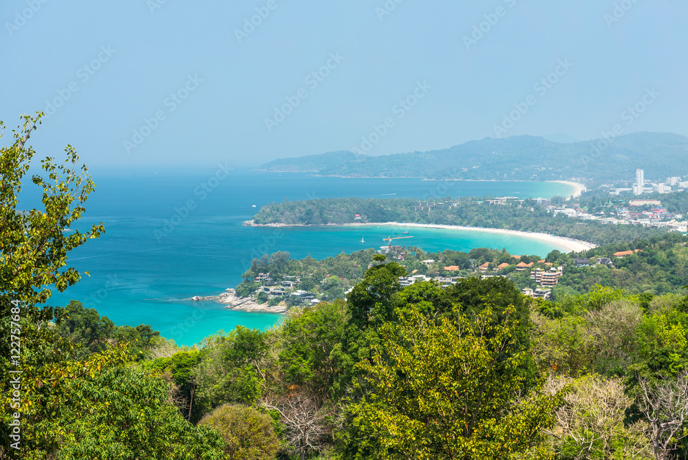 Kata Beach Viewpoint at Phuket island, Thailand