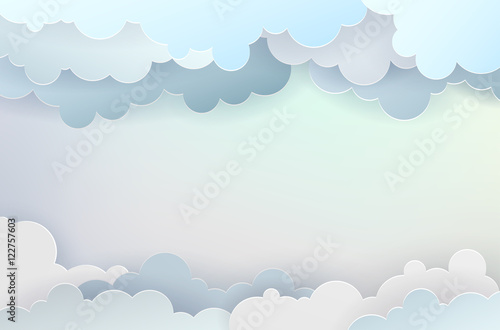 Abstract background with clouds and place for your text