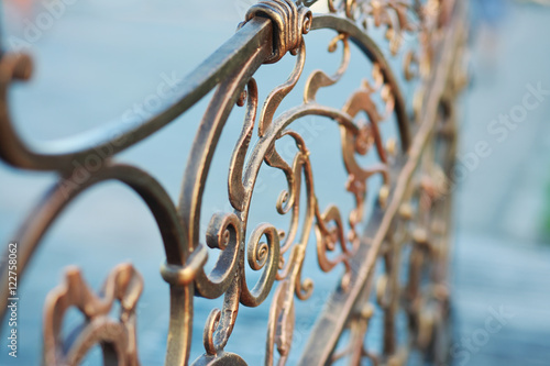 Metal forged fence