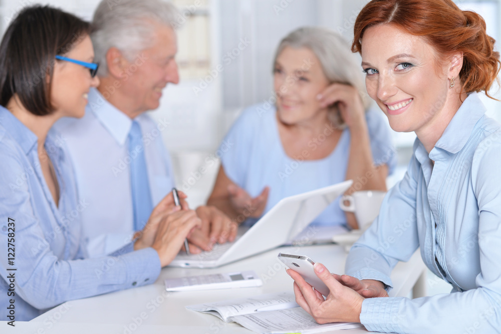 Fototapeta premium working business people In Office