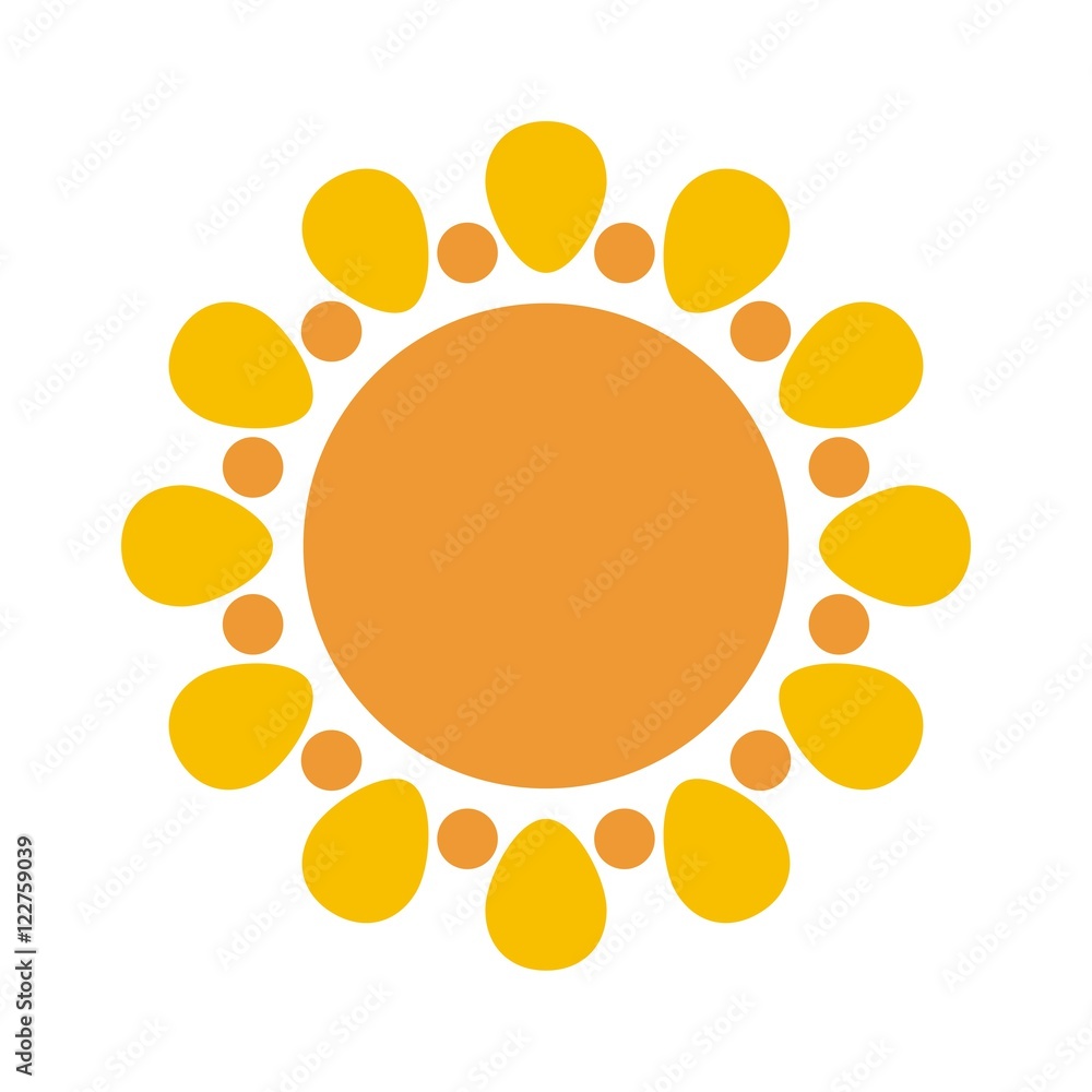 Sun vector design Sun vector design