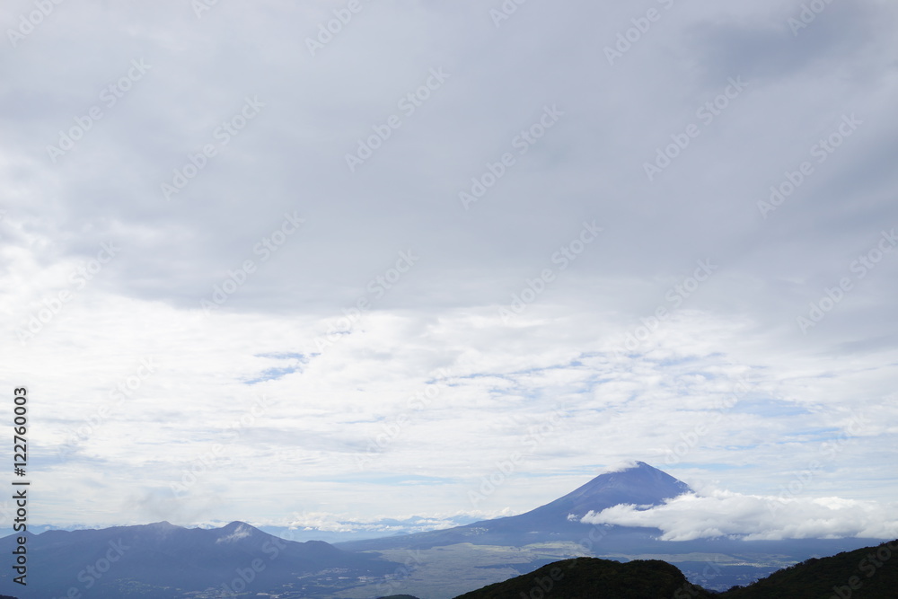 箱根駒ヶ岳からの景色　風景　富士山