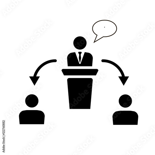 Speech icon vector