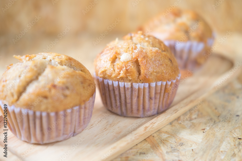 Fresh vegan banana muffins Fresh vegan banana muffins