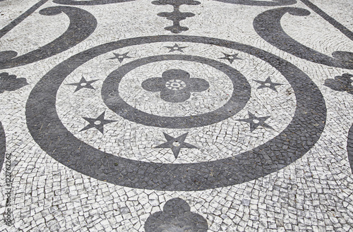 Lisbon mosaic street