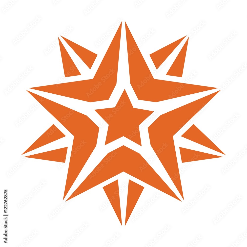 Star vector design Star vector design
