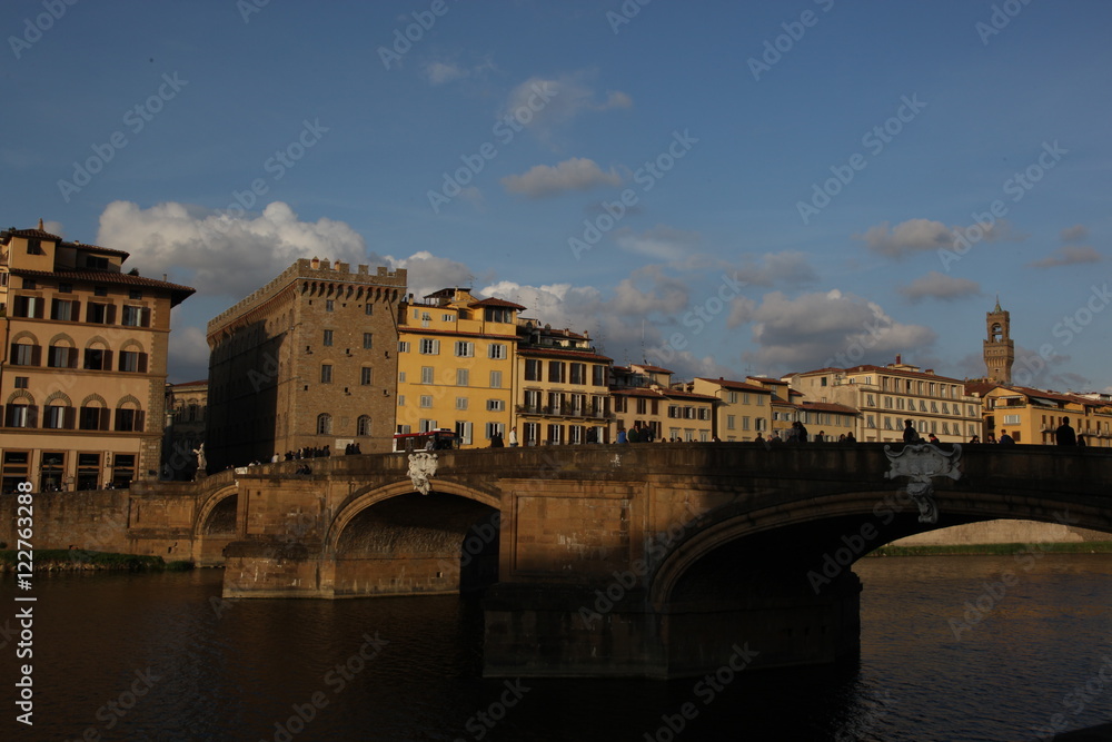 Arno River and the Ponte Santa Trinita, Florence, Italy