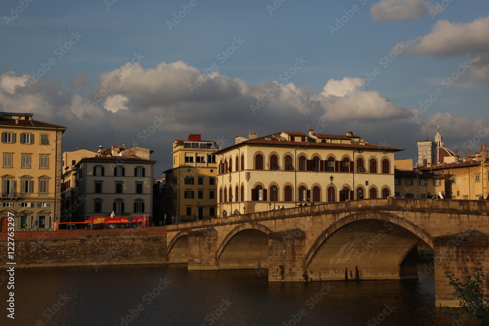 Bridge over the Arno, Florence, Italy.
