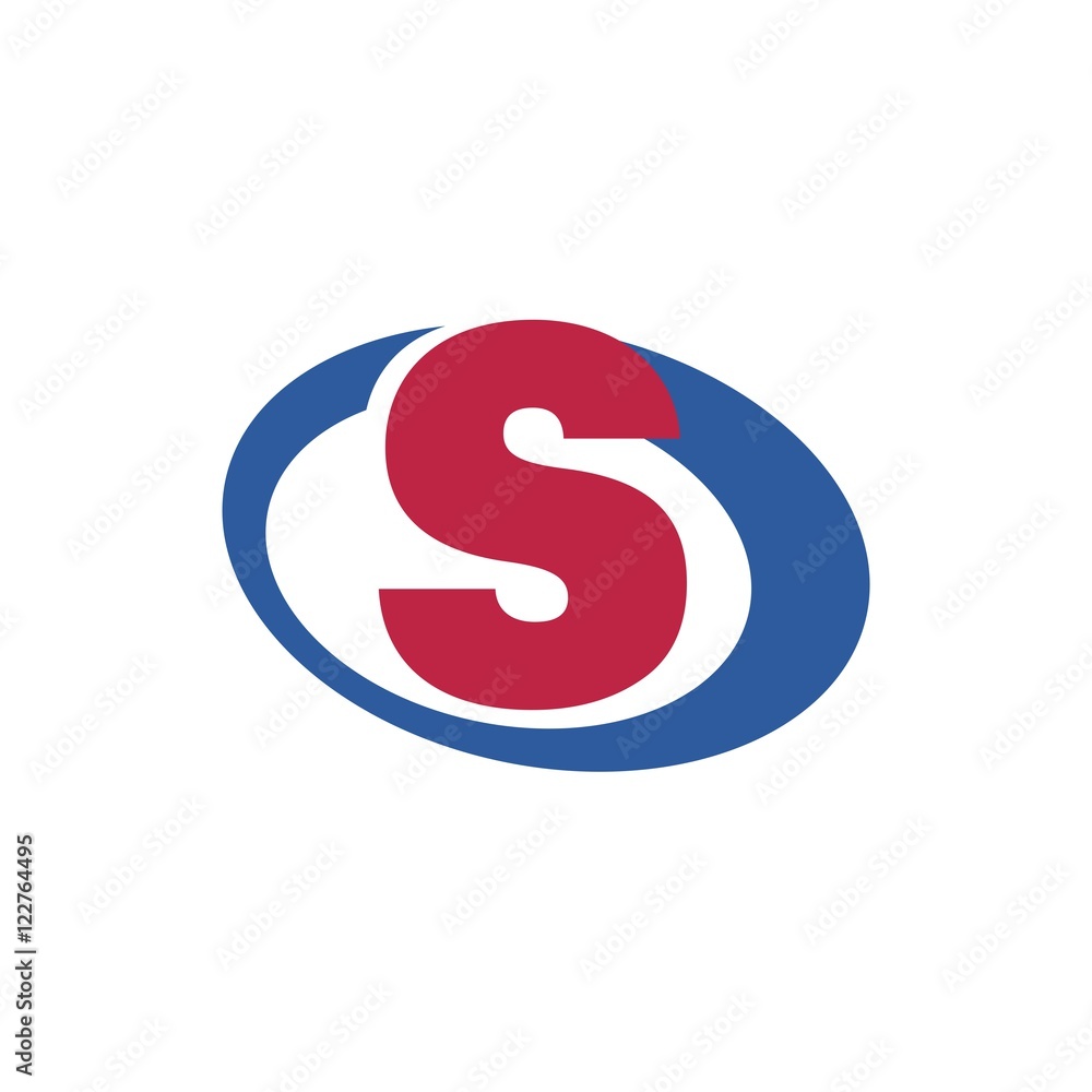 N letter initial in oval logo design N letter initial in oval logo design