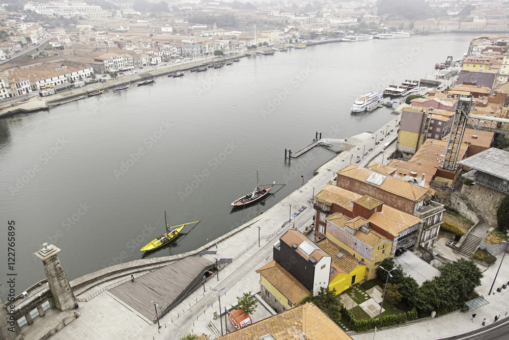 Obraz premium Boat river port