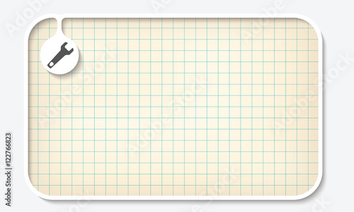 Text box for fill your text and graph paper