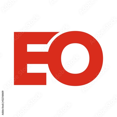 EO letter initial logo design