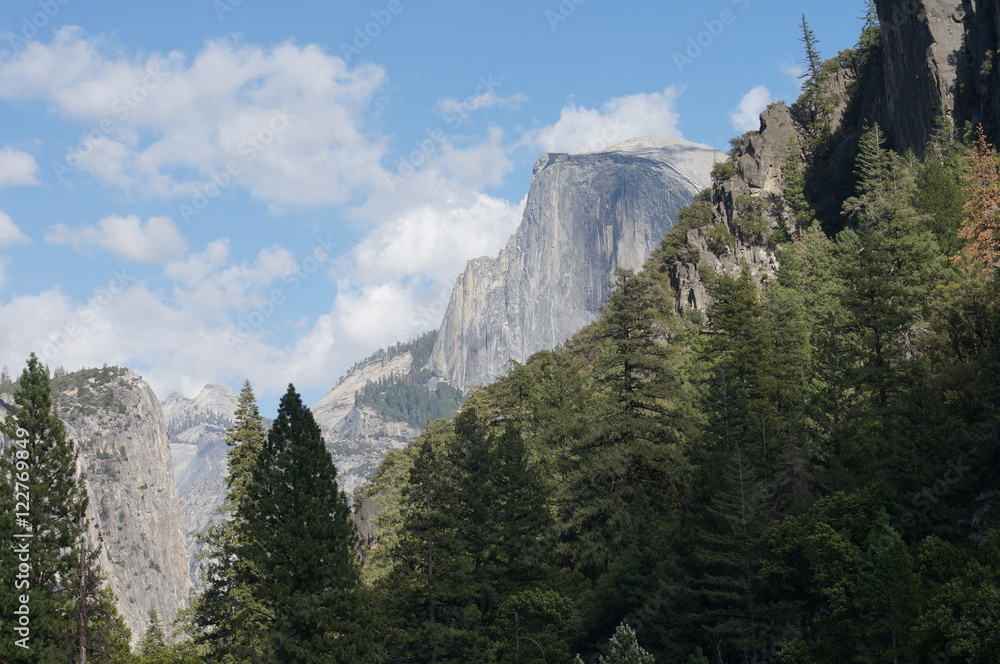 Half Dome From The Valley Floor