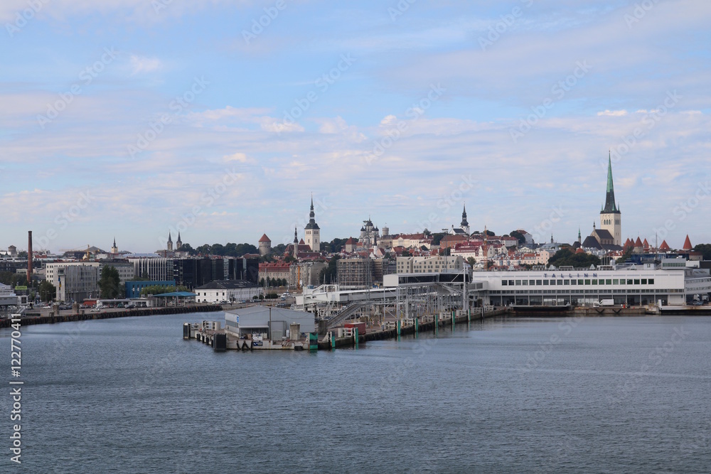 Tallinn, Stadtansicht vom Schiff