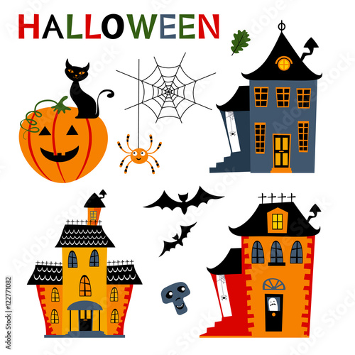 Halloween haunted houses collection
