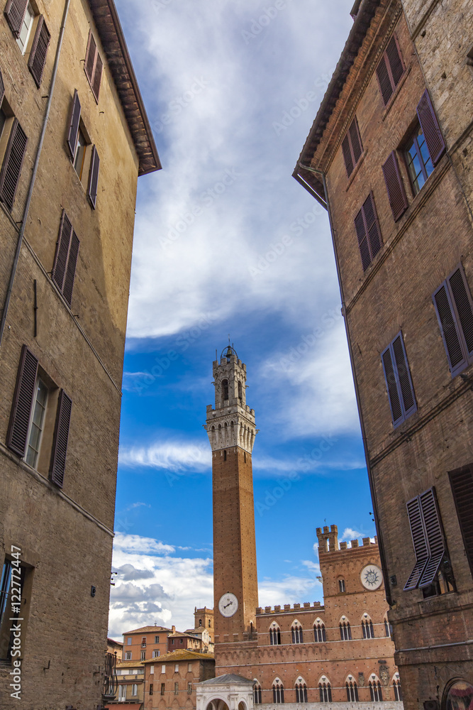 Fototapeta premium Piazza del Campo in Siena