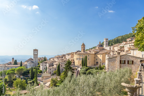Assisi, Italy. A scenic view of the city