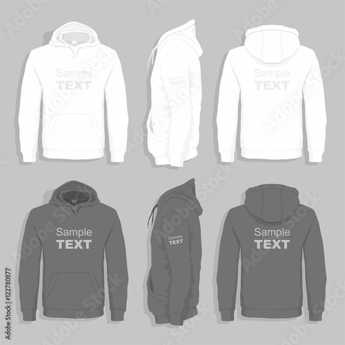 Men sweater design template