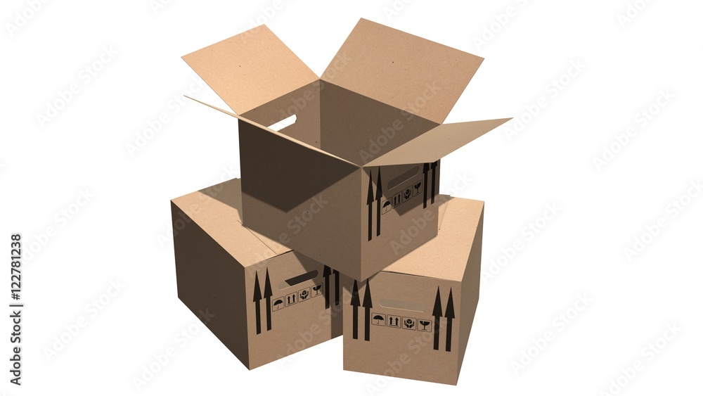 cardboard boxes moving boxes - isolated on white
cardboard boxes moving boxes - isolated on white