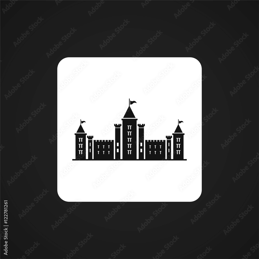 castle vector icon