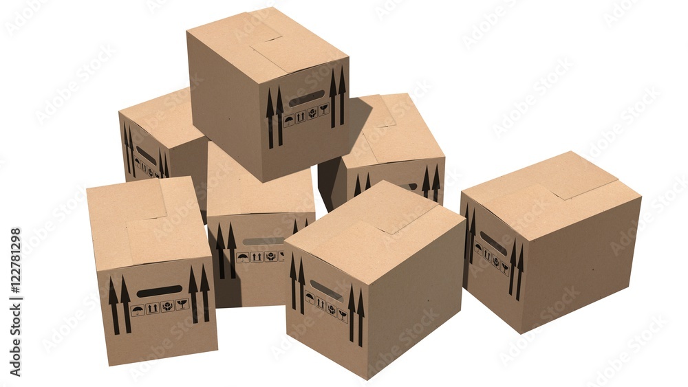 cardboard boxes moving boxes - isolated on white
cardboard boxes moving boxes - isolated on white