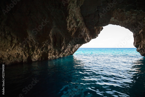Blue caves of Greek island Zakynthos