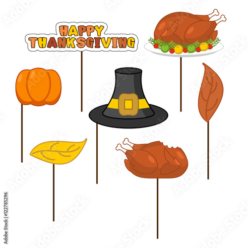 Thanksgiving Set photo props for photo shoot. Elements for photo