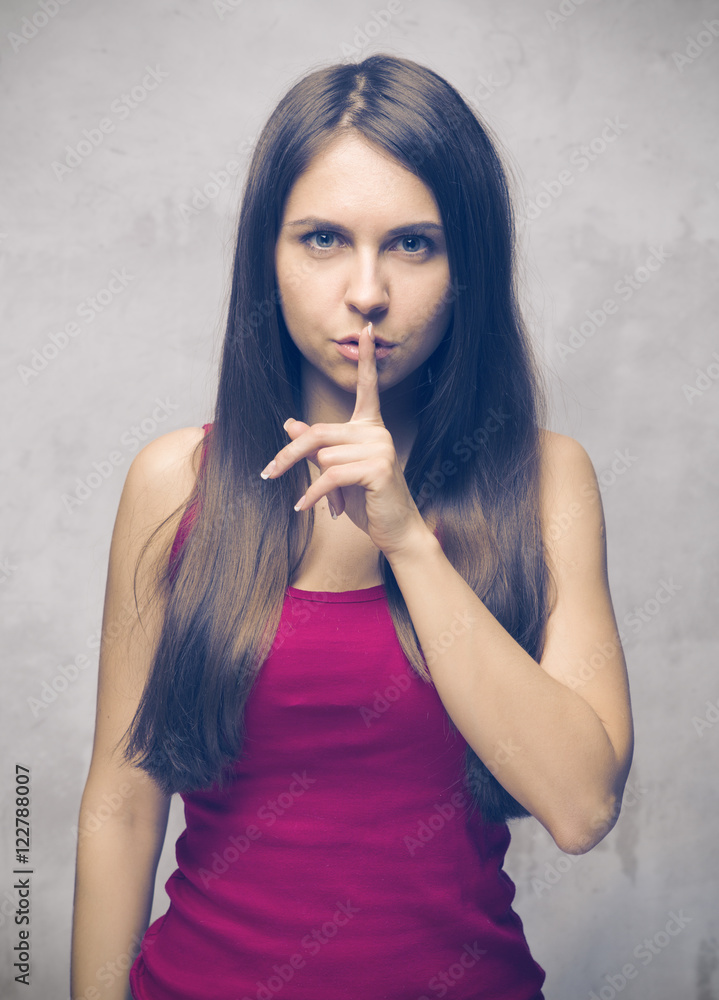 Fototapeta premium Shhhhhh!