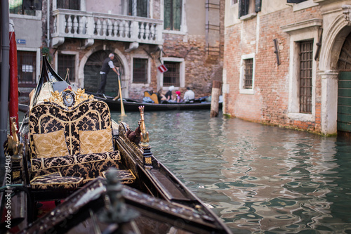 Un góndola en Venecia