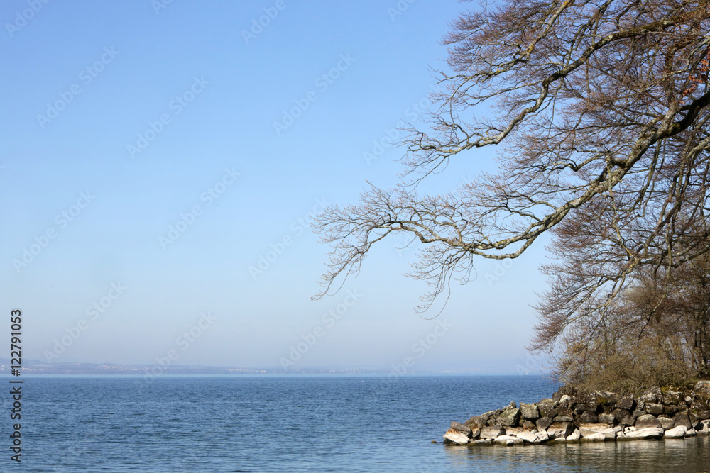 Lac Léman. Yvoire.