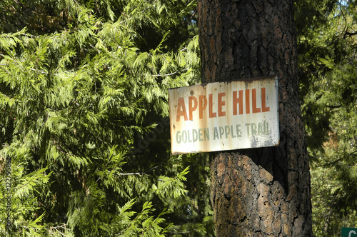 Apple Hill Sign
