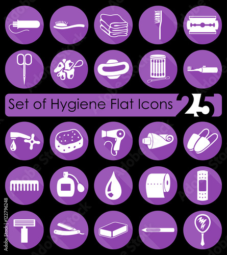 Set of hygiene icons