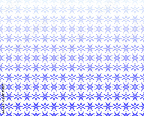 simple gradient background of snowflakes