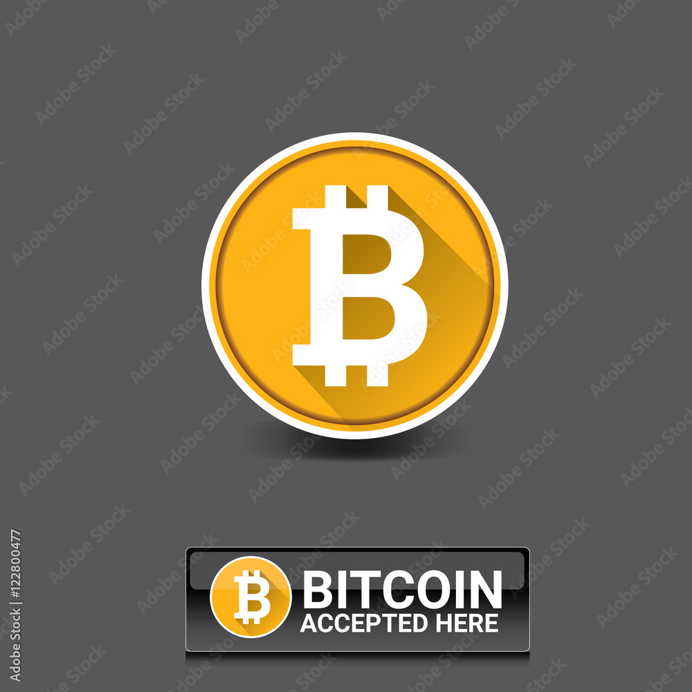 vector Bitcoin symbol. bitcoin icon vector Bitcoin symbol. bitcoin icon