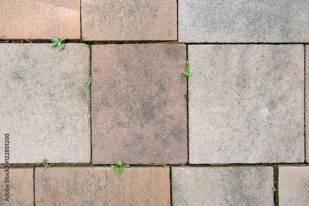 Fototapeta premium stone floor tile seamless background and texture