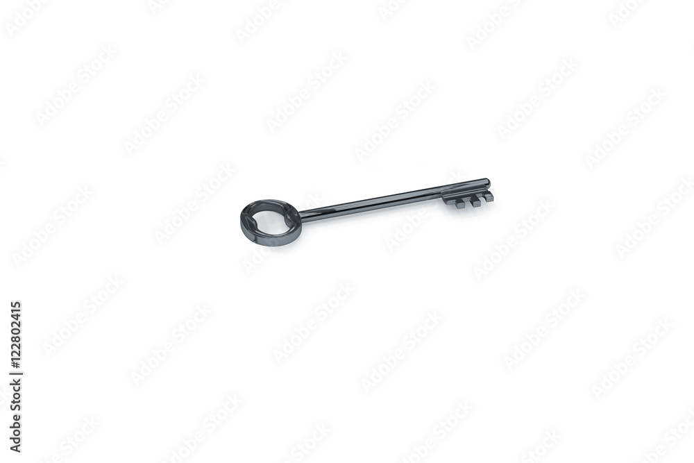 3d illustration of a key to the door, happiness, love and home 3d illustration of a key to the door, happiness, love and home