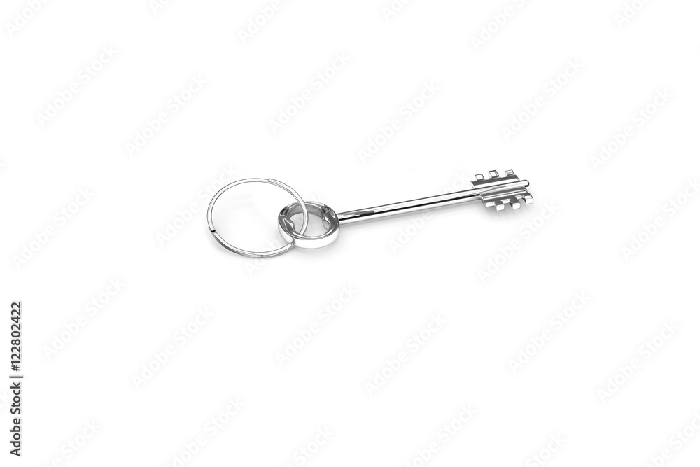 3d illustration of a key to the door, happiness, love and home 3d illustration of a key to the door, happiness, love and home