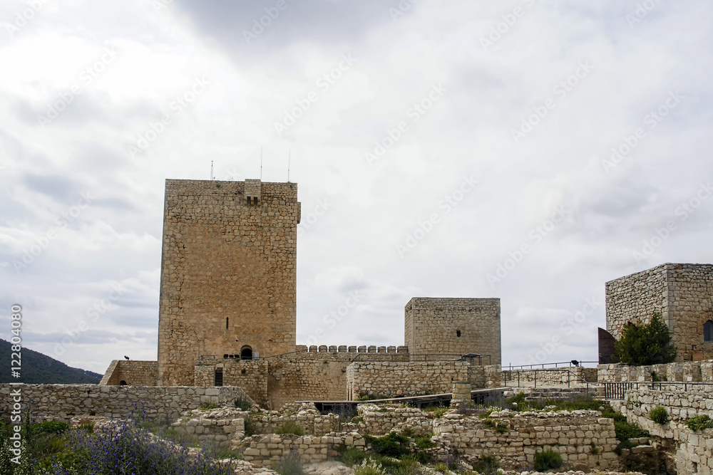 Castillo de Santa Catalina en la provincia de Jaén, Andalucía