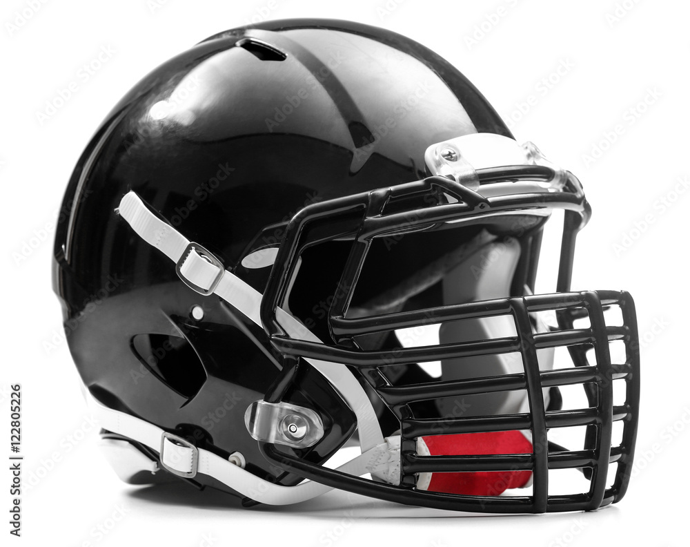 Rugby helmet on white background Rugby helmet on white background