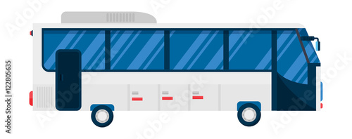 City bus vector illustration.