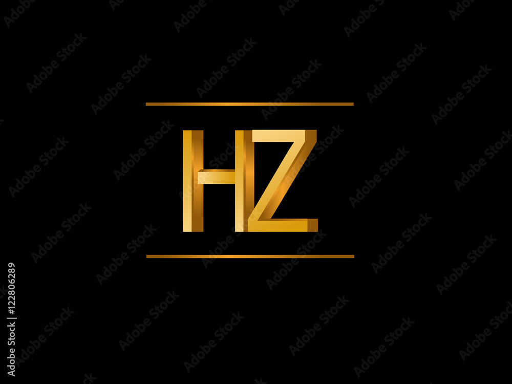 HZ Initial Logo for your startup venture HZ Initial Logo for your startup venture