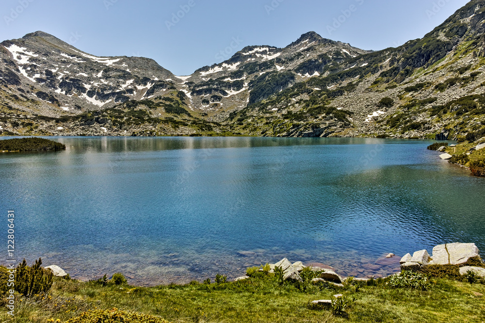 Dzhano peak and Popovo lake, Pirin Mountain, Bulgaria