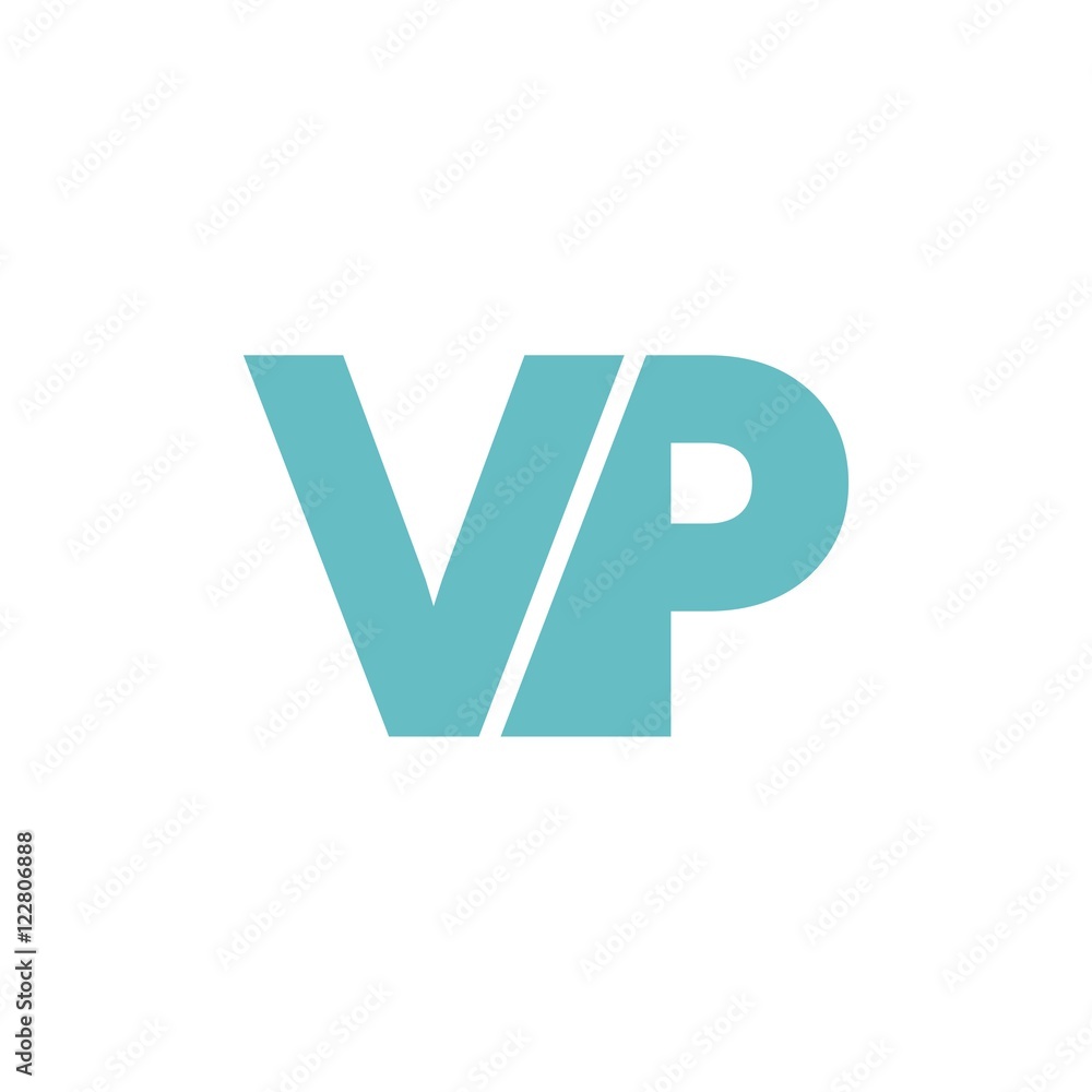 VP letter initial logo design VP letter initial logo design