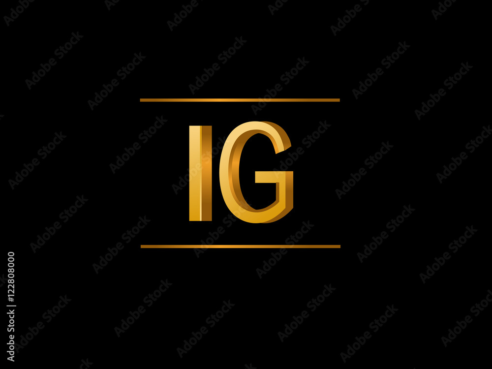 IG Initial Logo for your startup venture IG Initial Logo for your startup venture