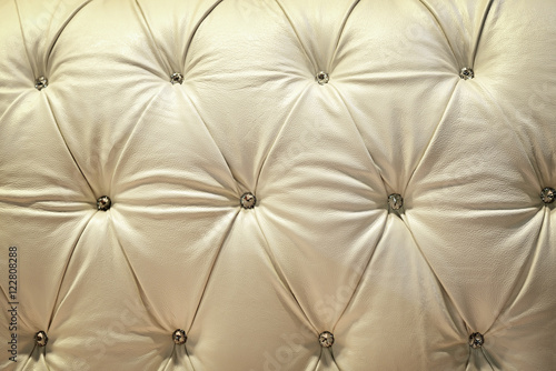 Antique background of genuine leather upholstery