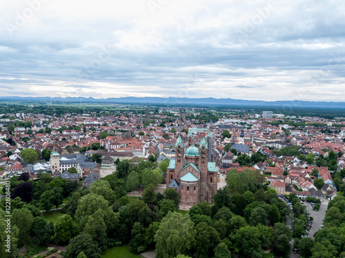 Speyer Dom Luftaufnahme