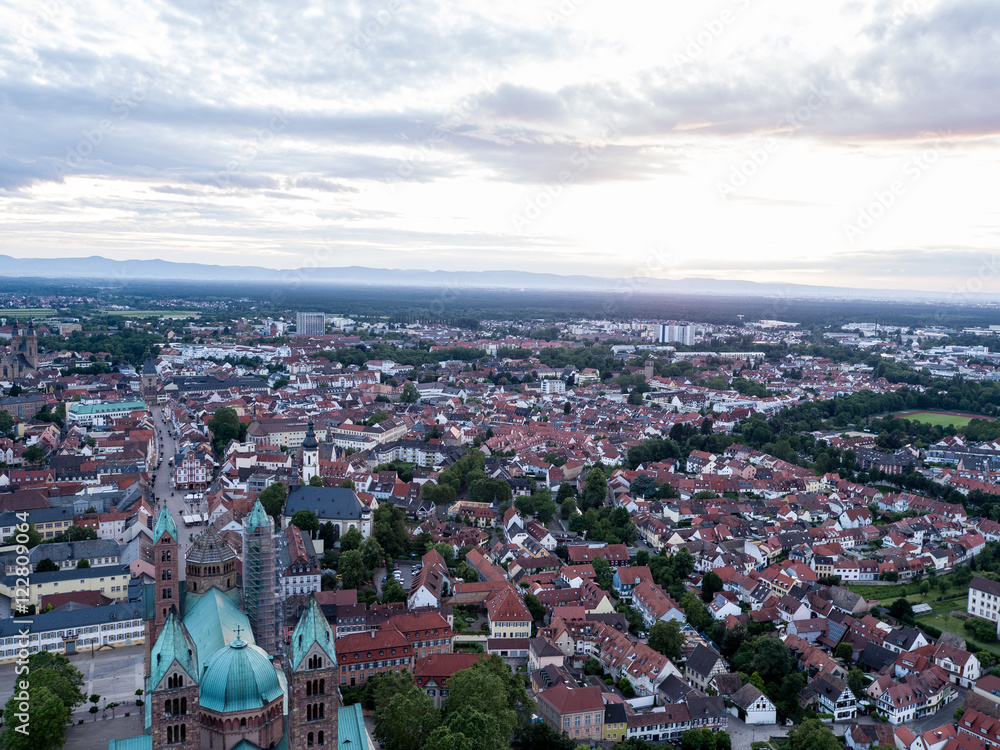 Speyer Dom Luftaufnahme