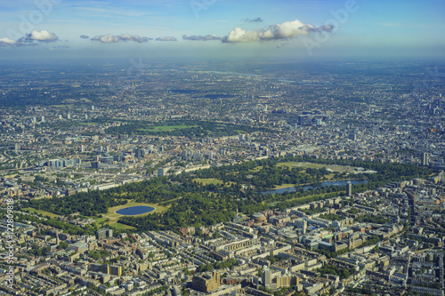 Photography Aerial view of London