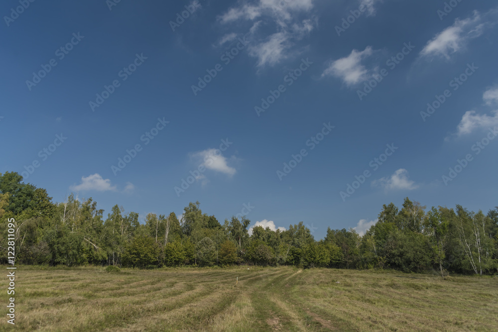 Slovakia karst in summer hot day